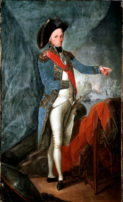 Horatio Nelson'ın portresi by Leonardo Guzzardi