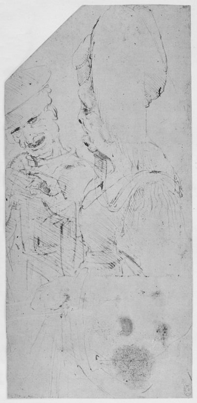 Grotesk Bir Nişan, c1480 1945 by Leonardo da Vinci