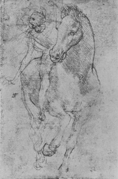 Bir Süvari, c1480 1945 by Leonardo da Vinci