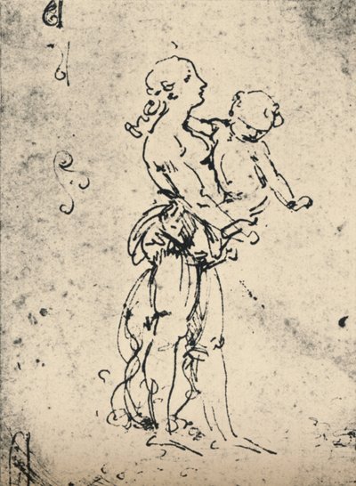 Çocuk Taşıyan Kadın, c1481 1945 by Leonardo da Vinci