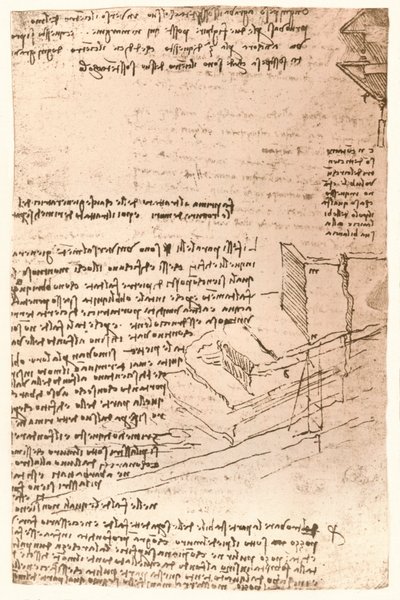Mimari çizim, c1472-c1519 1883 by Leonardo da Vinci