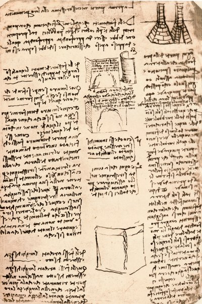 Mimari çizim, c1472-c1519 1883 by Leonardo da Vinci