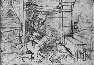 Aristoteles ve Phyllis, c1480 1945 by Leonardo da Vinci