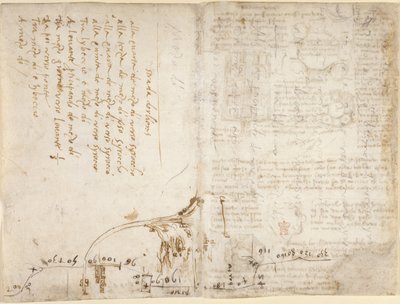 Arundel 263, f.263v, f.270 Romorantin şehrinden (Francesco Melzi tarafından) (yan yan), 
