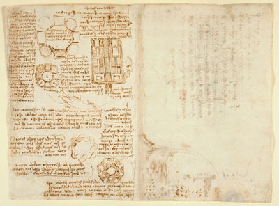 Arundel 263 f.270v, f.263, Leonardo Da Vinici