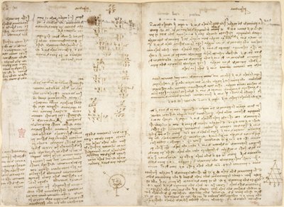 Arundel 263, f.279v f.280, Notlar, matematiksel hesaplamalar ve 