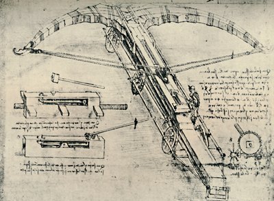 Balista, 1928 by Leonardo da Vinci