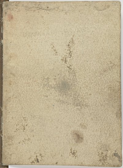 Kuş Uçuş Kodu, c. 1505-06, kağıt el yazması, cc. 18, Kapak IV by Leonardo da Vinci