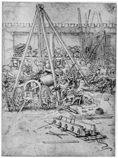 Top dökümhanesi, 1487 1954. by Leonardo da Vinci