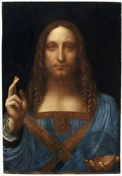 Kurtarıcı Mundi olarak İsa by Leonardo da Vinci