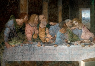 Soldan sağa havari Saint Barthelemy, Alphee, Andre, Judas, Peter ve John