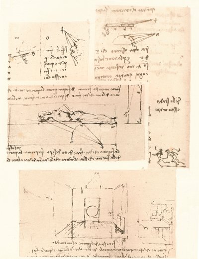 Resim pratiğini gösteren dört çizim, c1472-c1519 1883 by Leonardo da Vinci