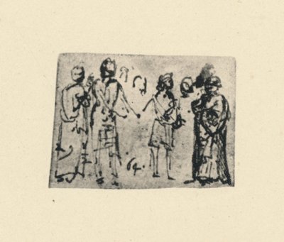 Şekil Grubu, c1480 1945 by Leonardo da Vinci