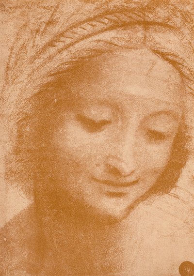 Bir Kadının Başı, 15. yüzyıl, 1932 by Leonardo da Vinci