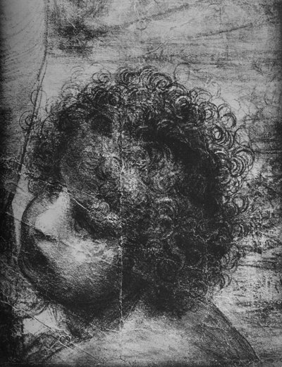 Bebek Aziz John Başkanı - Aziz Anne ve Bebek Aziz John ile Bakire ve Çocuk, c1480 1945 by Leonardo da Vinci