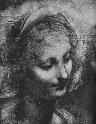 Bakire Başkanı - Aziz Anne ve Bebek Aziz John ile Bakire ve Çocuk, c1480 1945 by Leonardo da Vinci