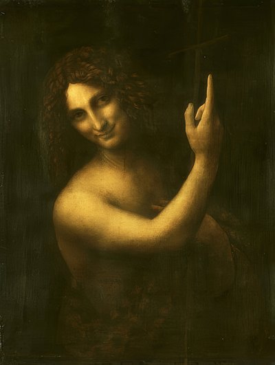 Hazreti Yahya. 1513/16 by Leonardo da Vinci
