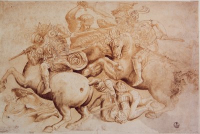 Leonardo da Vinci (Leonardo da Vinci) (1452 - 1519): Anghiari Savaşı