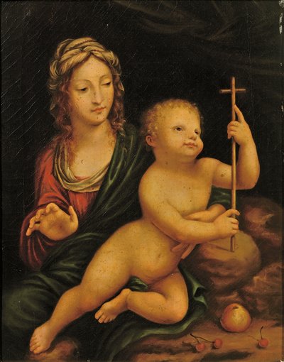Yarnwinder Madonna by Leonardo da Vinci