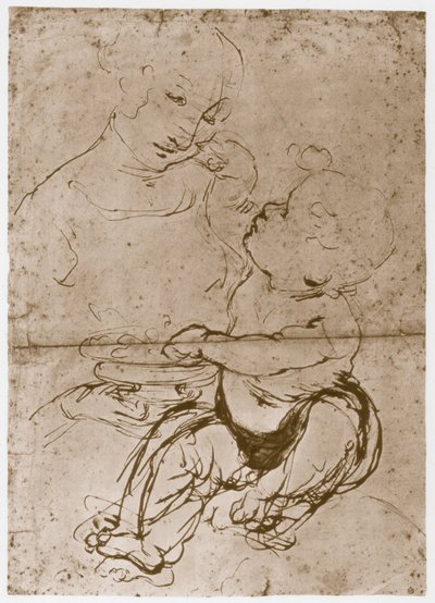 Meyve Tabaklı Madonna, 1480-82 by Leonardo da Vinci