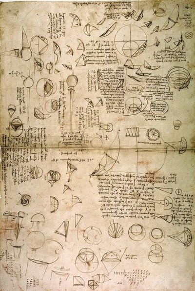 Çemberin karesini alma by Leonardo da Vinci