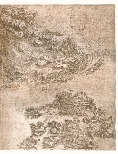 Bir fırtınanın temsili, c1472-c1519 1883. by Leonardo da Vinci