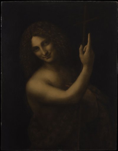 Vaftizci Yahya, 1513-1516. by Leonardo da Vinci