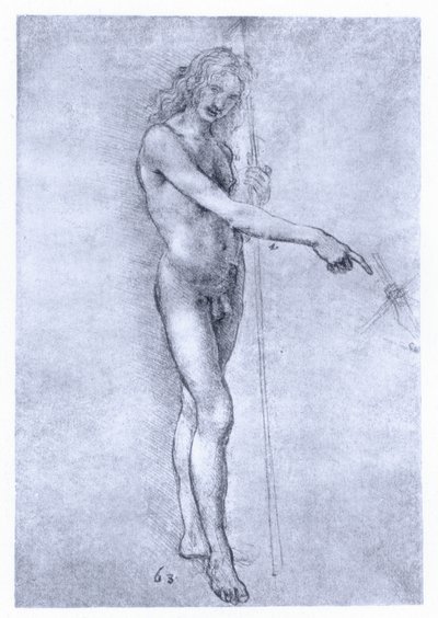 Vaftizci Yahya, c1478. by Leonardo da Vinci