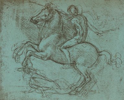 Sforza Anıtı için Çalışma, c1482-c1499 1883 by Leonardo da Vinci