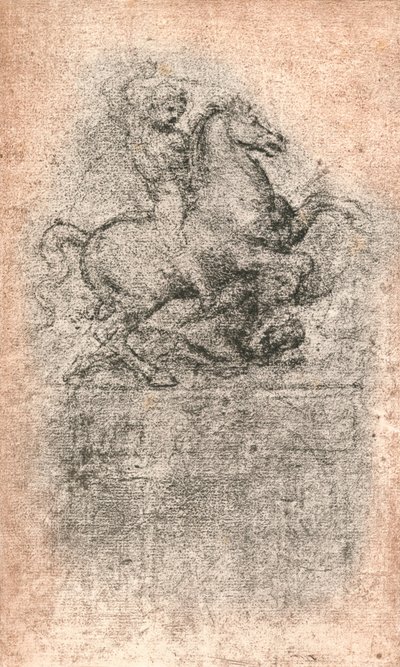 Sforza Anıtı için Çalışma, c1482-c1499 1883 by Leonardo da Vinci
