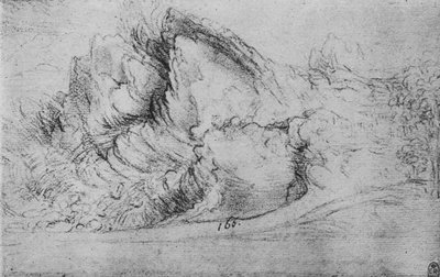 Kaya Oluşumlarının İncelenmesi, c1480 1945 by Leonardo da Vinci