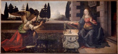 Müjde - 1472-1475 by Leonardo da Vinci