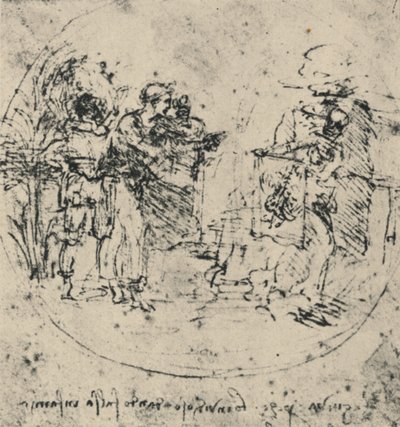 Kıskançlığın Maskesinin Düşüşü, c1480 1945 by Leonardo da Vinci