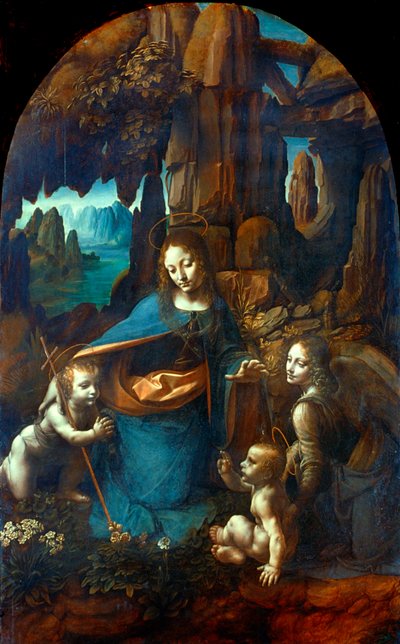 Kayaların Bakiresi, 1491-1519 by Leonardo da Vinci