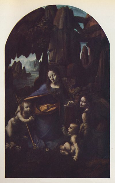 Kayaların Bakiresi, c1508, c1950. by Leonardo da Vinci