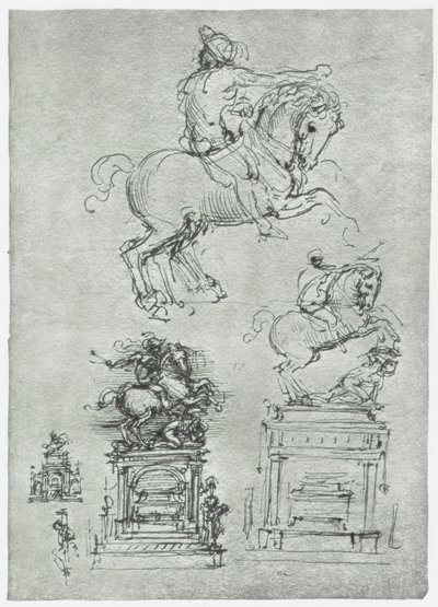 Trivulzio Anıtı, c1511 by Leonardo da Vinci