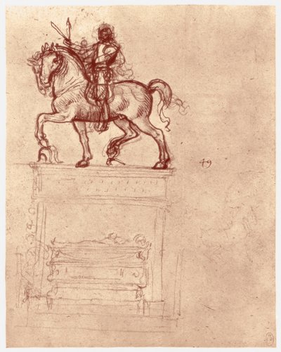 Trivulzio Anıtı, c1511 by Leonardo da Vinci