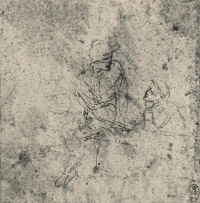 Konuşmada İki Rakam, c1480 1945 by Leonardo da Vinci