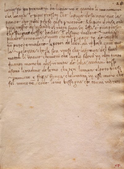 The Codex Trivulzianus'tan imzasız alıntı by Leonardo da Vinci