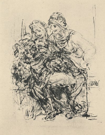 Anne ile Bakire ve Çocuk, c1480 1945 by Leonardo da Vinci