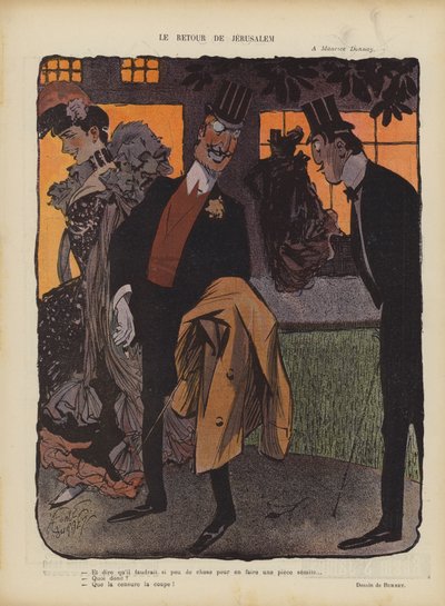 Le Rire için İllüstrasyon by Leonce Burret