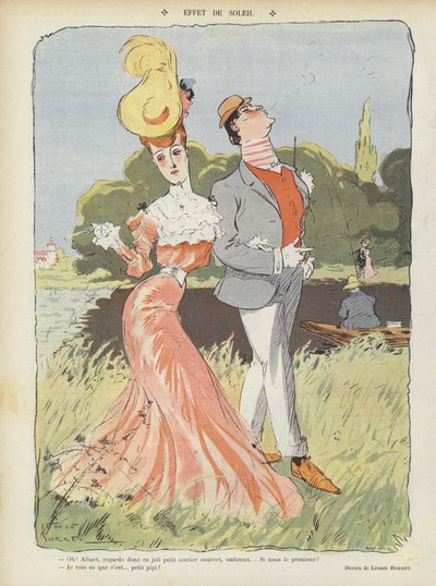 Le Rire için İllüstrasyon by Leonce Burret