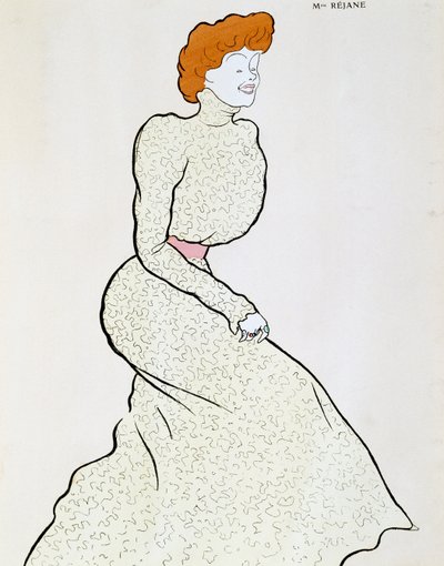 Oyuncu Gabrielle Rejane (1856-1920), Leonetto Cappiello