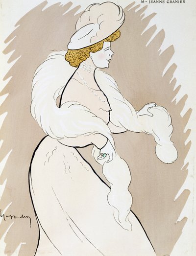 Aktris Jeanne Granier (1852-1939), Leonetto Cappiello