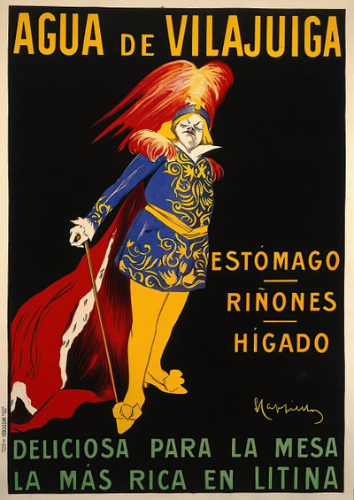 Agua de Vilajuïga, c. 1912. by Leonetto Cappiello
