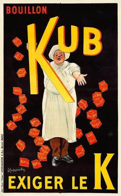 Bouillon Kub, c. 1911. by Leonetto Cappiello
