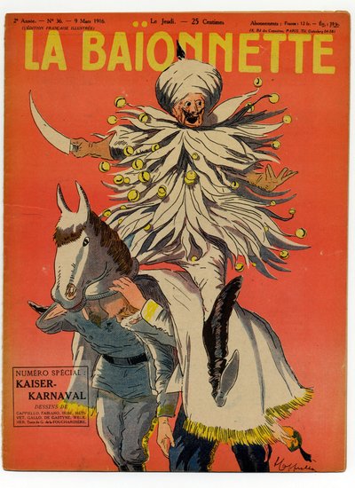 Cover of “” La Baionnette””, Satirical in Colors by Leonetto Cappiello