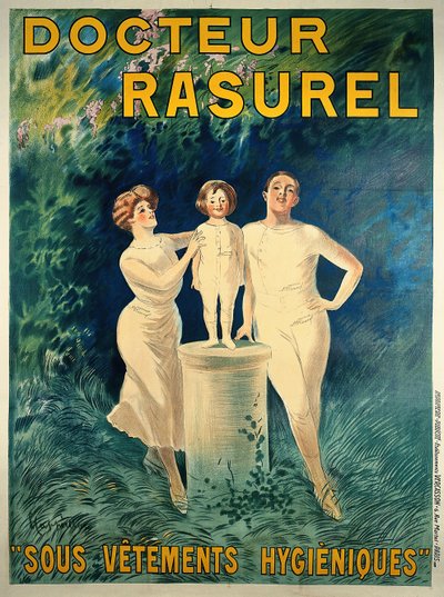Doctor Rasurel: Hijyenik İç Çamaşırları Doktor Rasurel: Hijyenik İç Çamaşırları, c. 1911. by Leonetto Cappiello