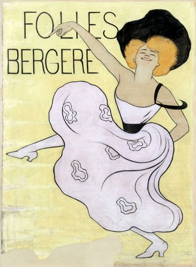 Folies Bergeres, 1900 by Leonetto Cappiello