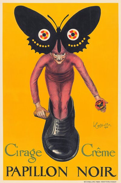Kara Kelebek, 1921. by Leonetto Cappiello